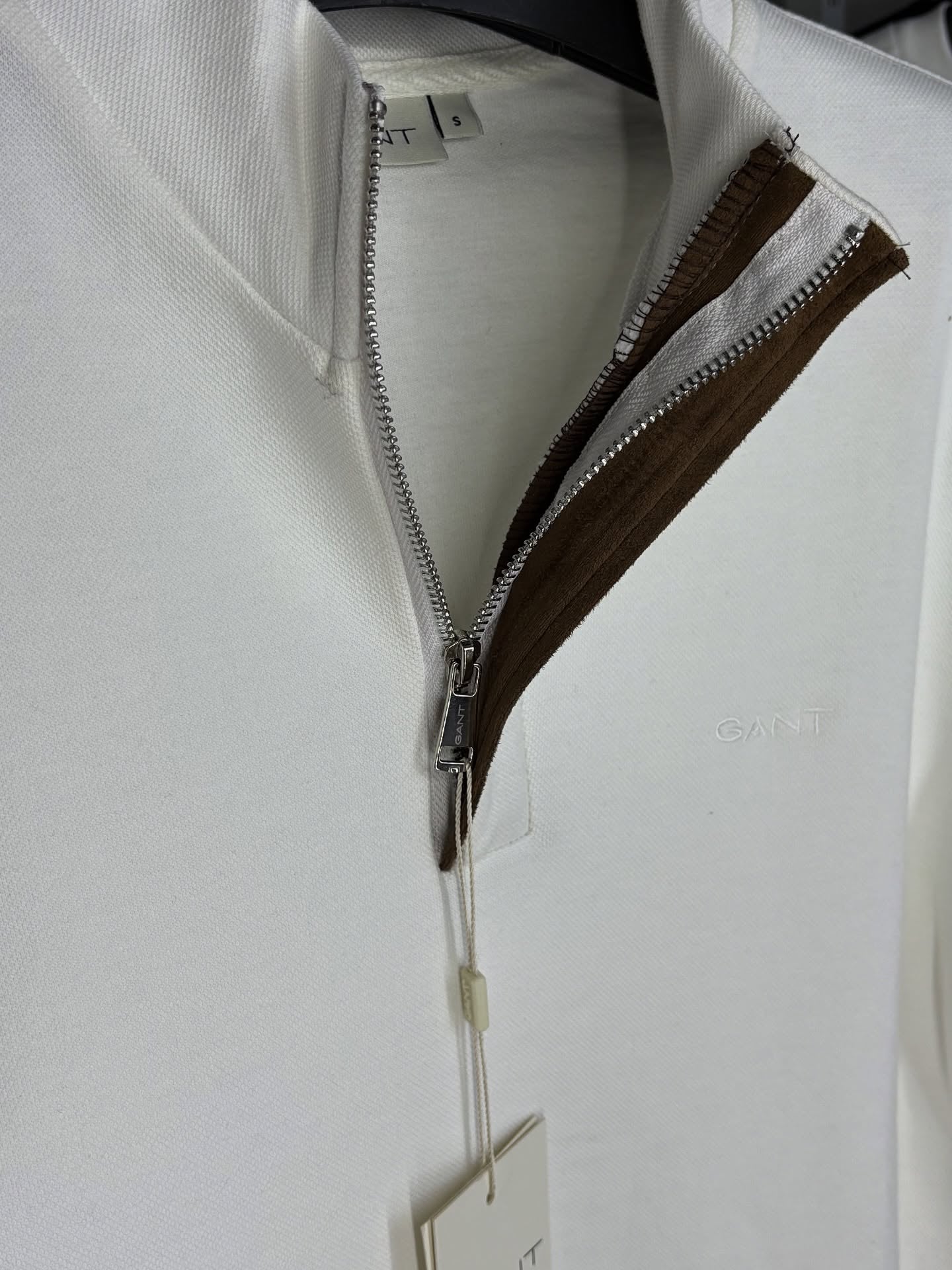 GANT Half-Zip Premium Sweat (Beyaz)