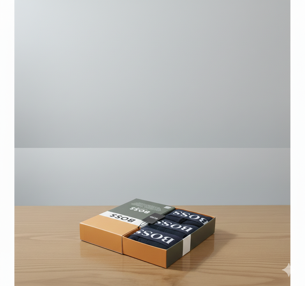 Premium Erkek Boxer Seti – Siyah