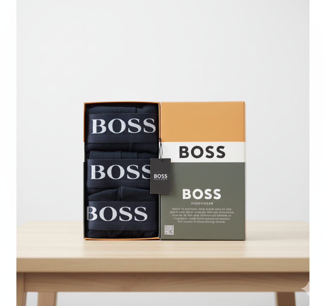 Premium Erkek Boxer Seti – Siyah