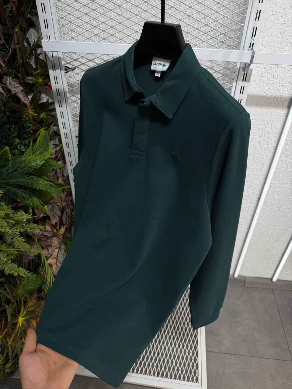 Lacoste Minimal Krokodil Polo (Yeşil)