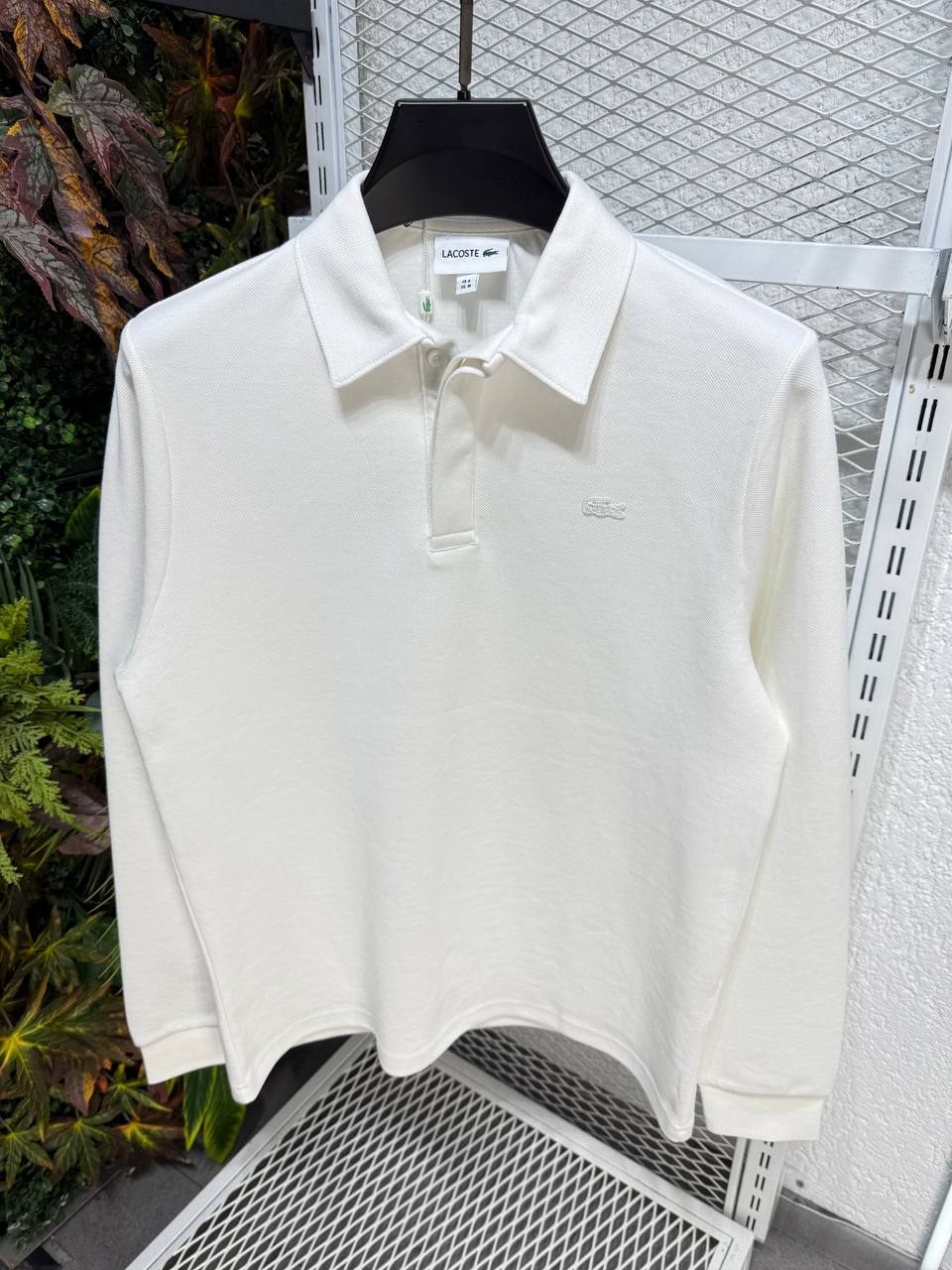 Lacoste Uzun Kollu Polo – Beyaz