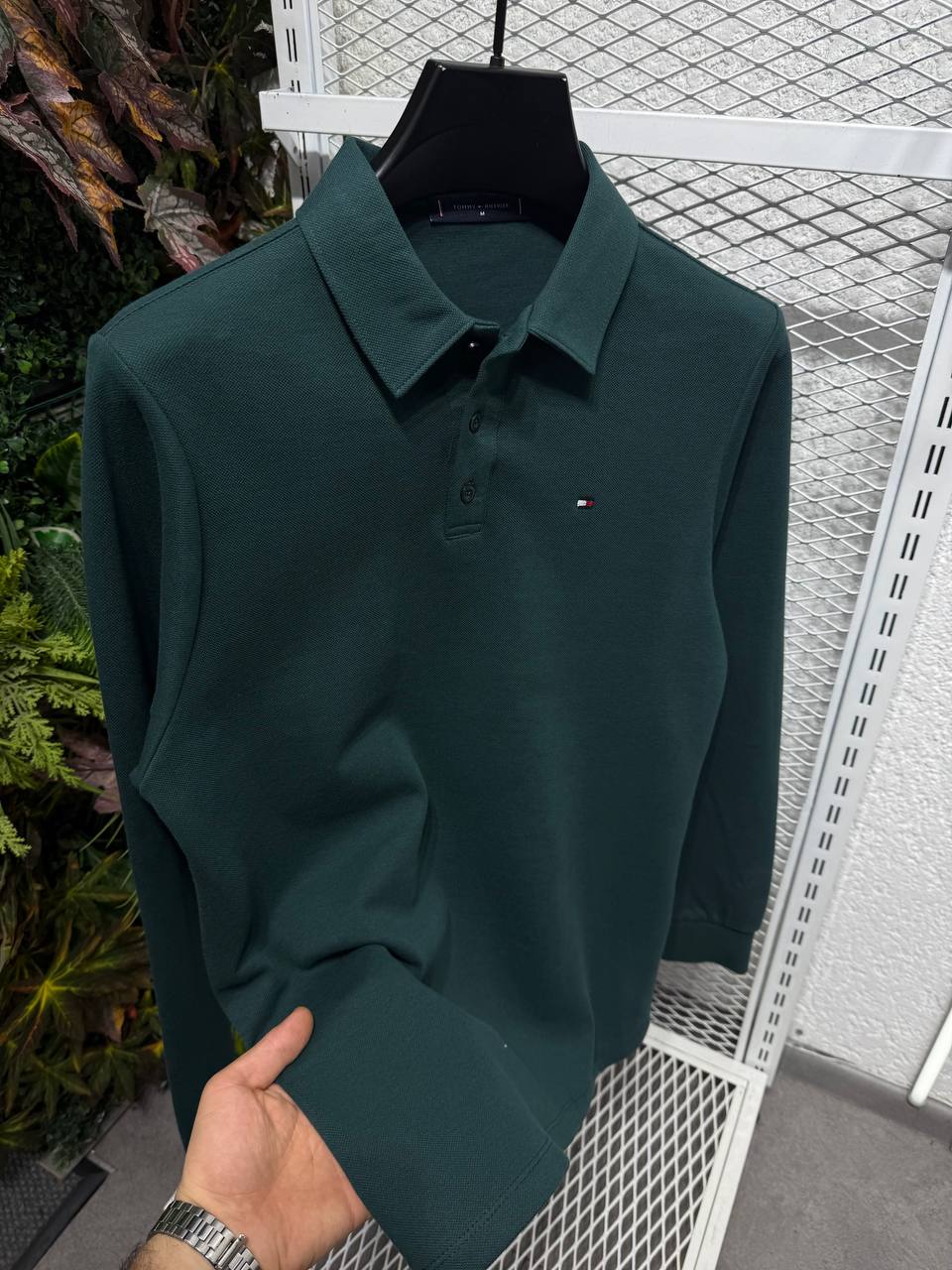 Tommy Hilfiger Minimal Logo Uzun Kollu Polo