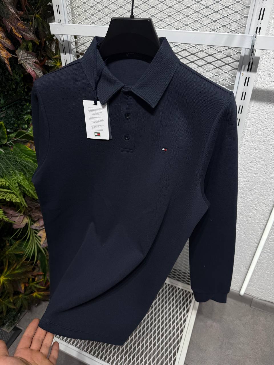 Tommy Hilfiger Minimal Logo Uzun Kollu Polo
