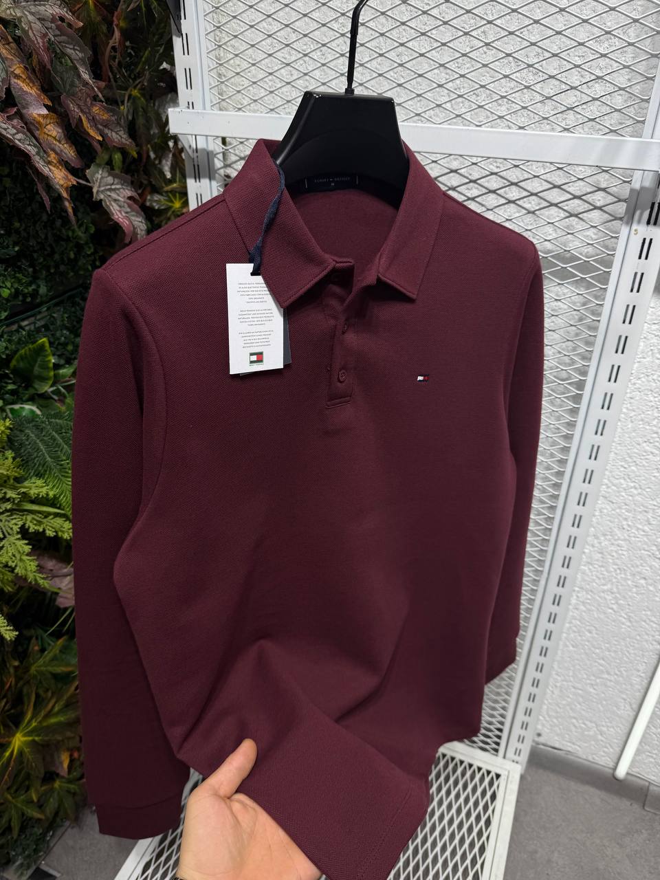 Tommy Hilfiger Minimal Logo Uzun Kollu Polo