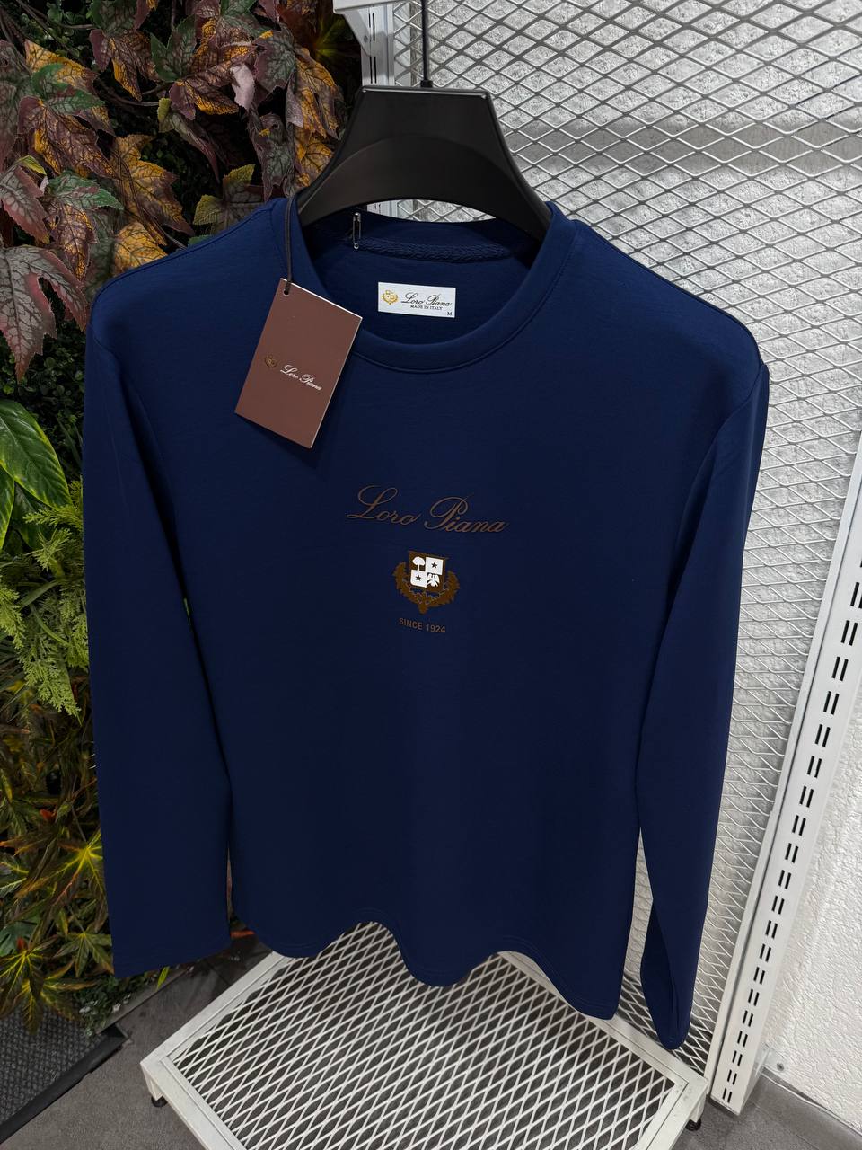 Loro Piana Erkek Bisiklet Yaka Sweatshirt