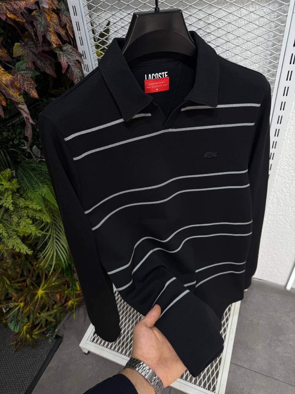 Lacoste Erkek Polo Yaka Sweatshirt