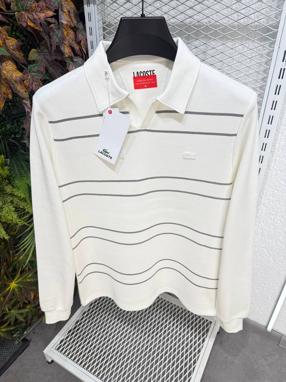 Lacoste Erkek Polo Yaka Sweatshirt