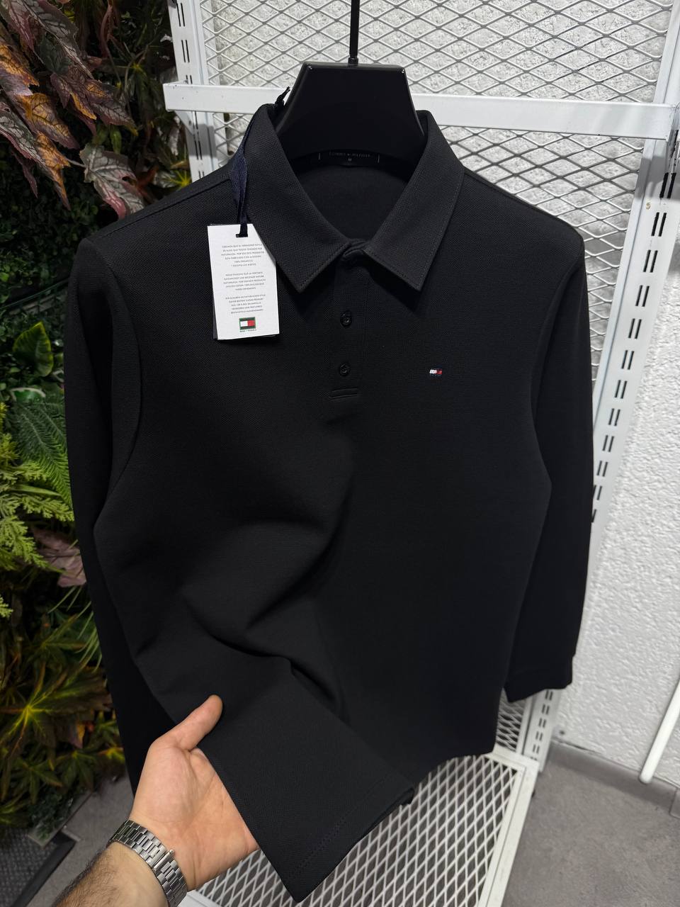 Tommy Hilfiger Minimal Logo Uzun Kollu Polo