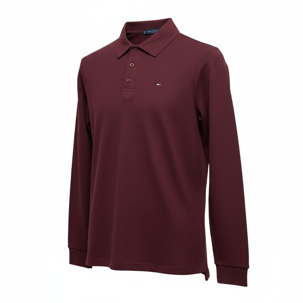 Tommy Hilfiger Minimal Logo Uzun Kollu Polo
