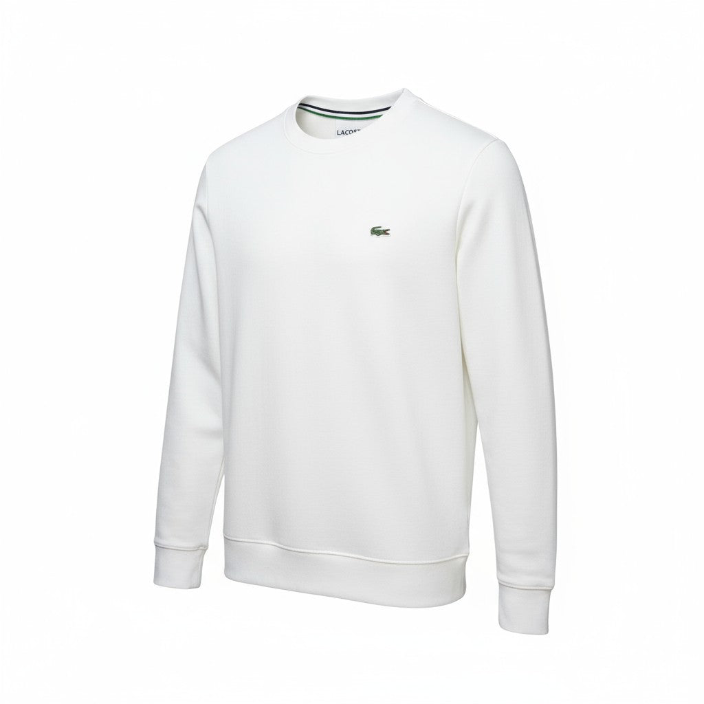 Lacoste Erkek Bej Bisiklet Yaka Sweatshirt