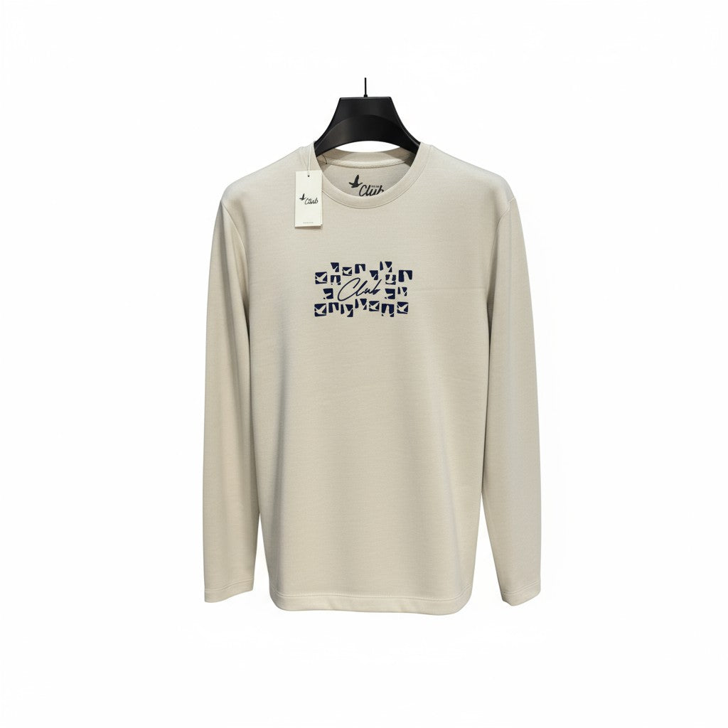 Beymen Club Erkek Yeşil Bisiklet Yaka Logo Sweatshirt