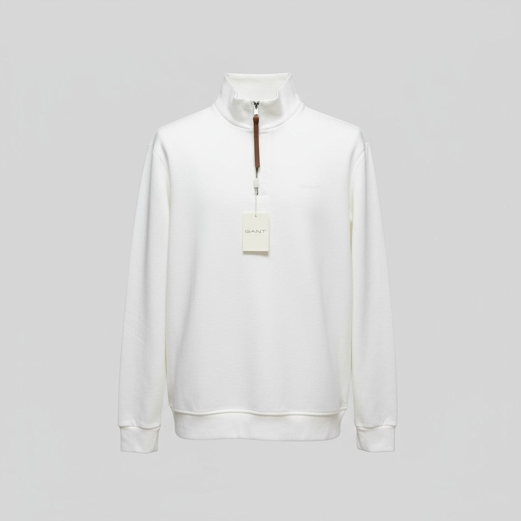 GANT Half-Zip Premium Sweat (Beyaz)