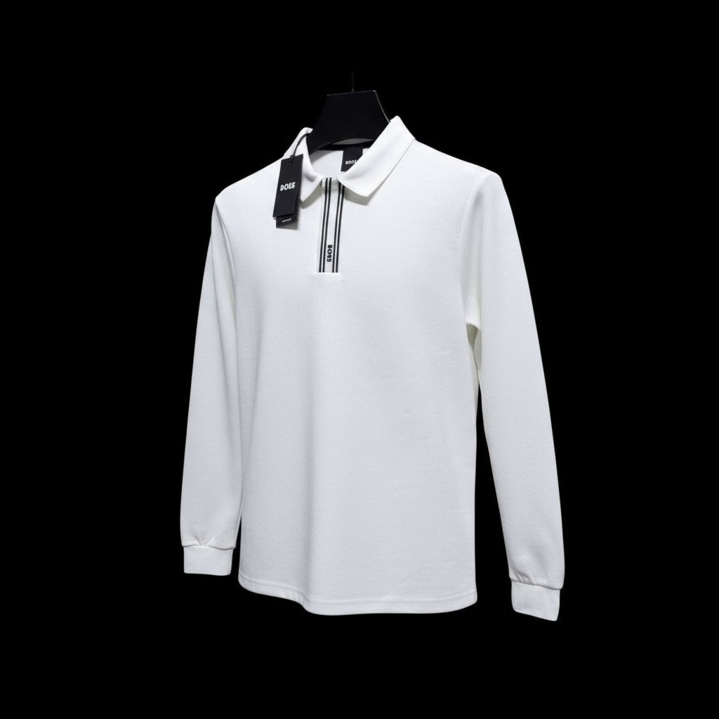 Hugo Boss Minimal Logo Uzun Kollu Polo