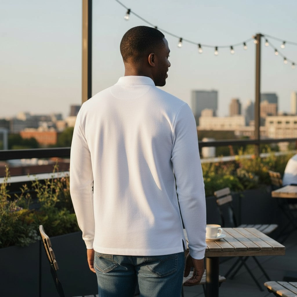 Lacoste Uzun Kollu Polo – Beyaz