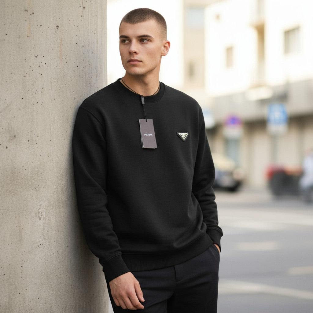 Prada Minimal Premium Unisex Sweatshirt