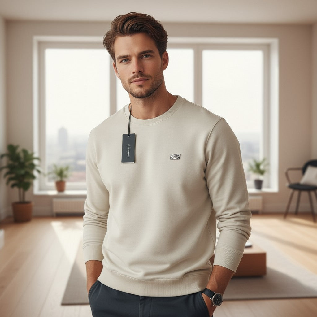 Dolce & Gabbana Erkek Bisiklet Yaka Sweatshirt