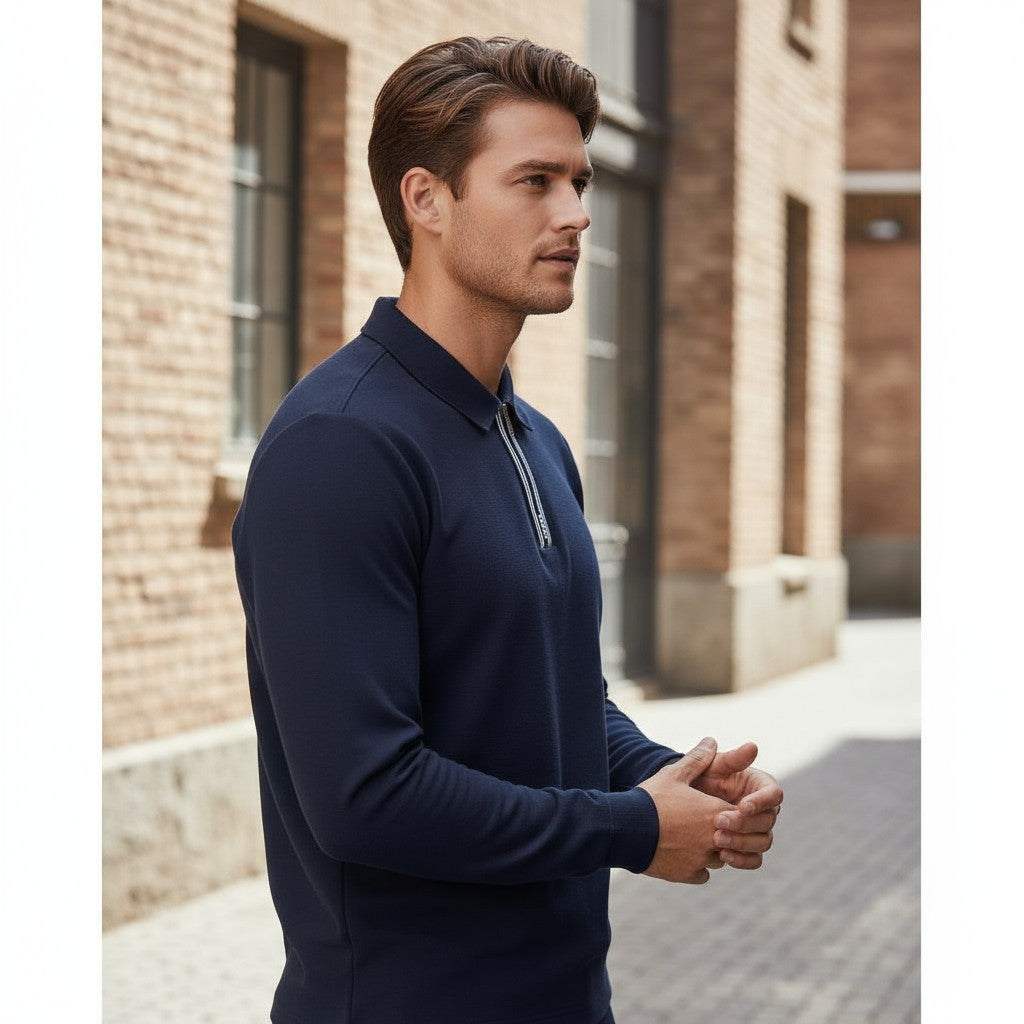 Hugo Boss Minimal Logo Uzun Kollu Polo