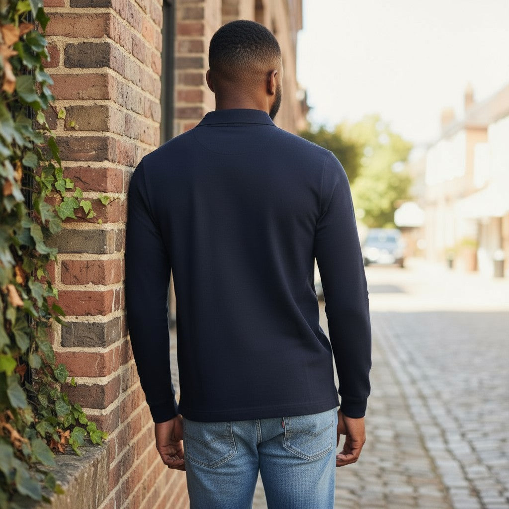 Lacoste Minimal Krokodil Polo (Lacivert)