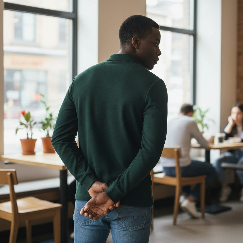 Lacoste Minimal Krokodil Polo (Yeşil)